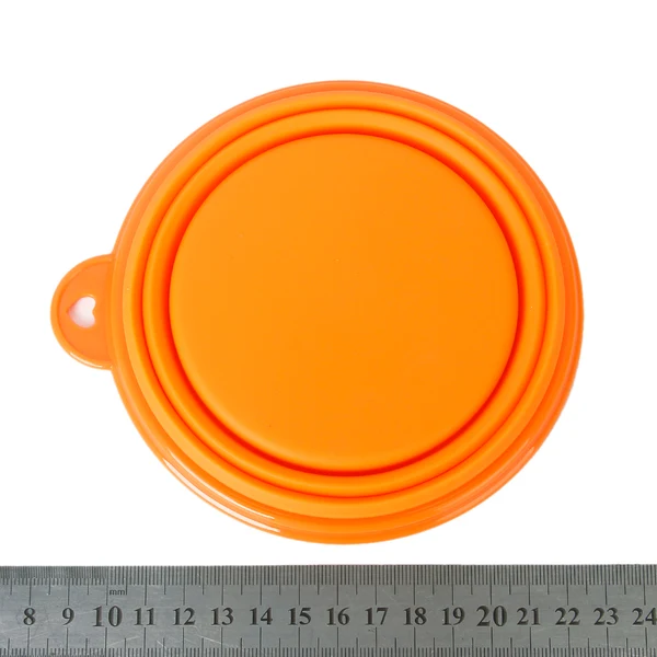 Natural Maxbell Lightweight Durable Foldable Collapsible Silicone Dog Cat Food Water Bowl Feeder Camping Outdoor Travelling Accessory Pet Supplies Orange Selected
