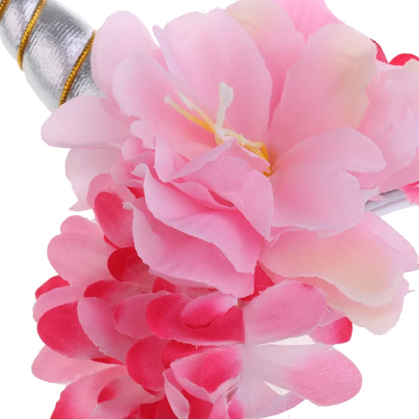 Smart Maxbell Christmas Carnival Women Girls Kids Pink Rose Flower Crown Unicorn Horn Headband Fancy Dress Cosplay Xmas Hair Accessory High-Grade