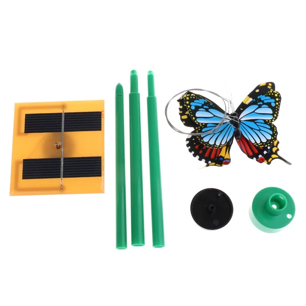 Soft Maxbell Decorative Solar Garden Stake Solar Powered Fluttering Butterflies Yard Patio Plants Decor Versatile