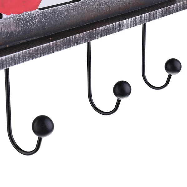 Original Maxbell Creative Number Wall Mounted Wooden Key Hook Clothes Holder Hanger Decor Gifts Functional