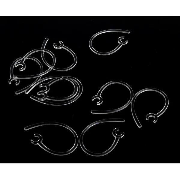 Easy-to-Use Maxbell 10 Pcs Spare Ear Hook Loop Earloop Clip for Bluetooth Headset 5.6mm Clear Smart