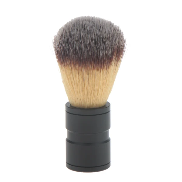 Safe Maxbell Men's Facial Shaving Nylon Hair Brush Alloy Handle Shave Tool for Men Father Gift Black Consistent