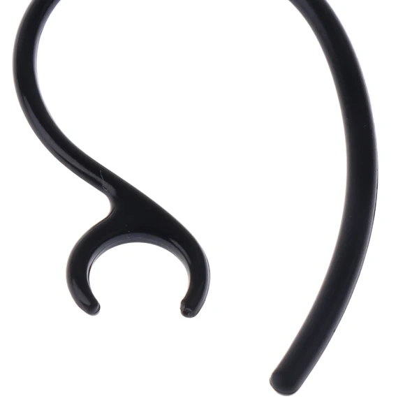 Detailed Maxbell 10Pcs Earhooks for Motorola iPhone Headset Ear Hook Earloop Clip 8.0mm Black Refined