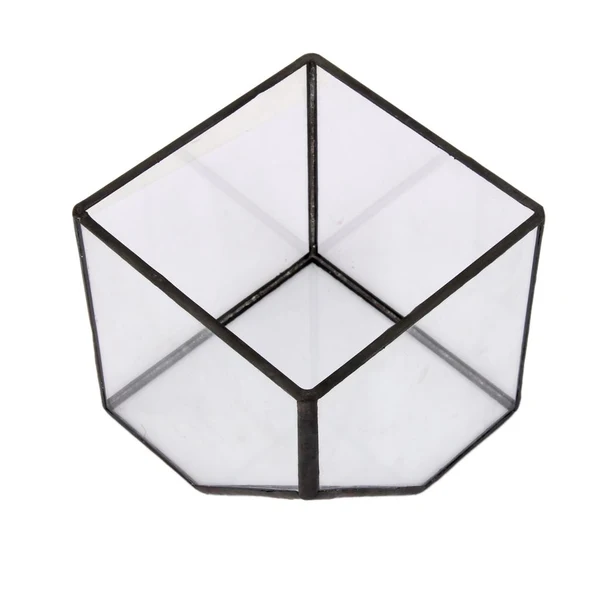 Fast Maxbell Maxbell Cube Shaped Glass Terrarium Greenhouse Moss Miniature Home Office Shop Decor Clear S Practical