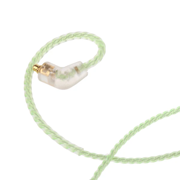 High-End Maxbell 3.5mm Gold Plated Connector Update Cable for Shure Headphone Fluorescent Green 3.3ft High-Performance