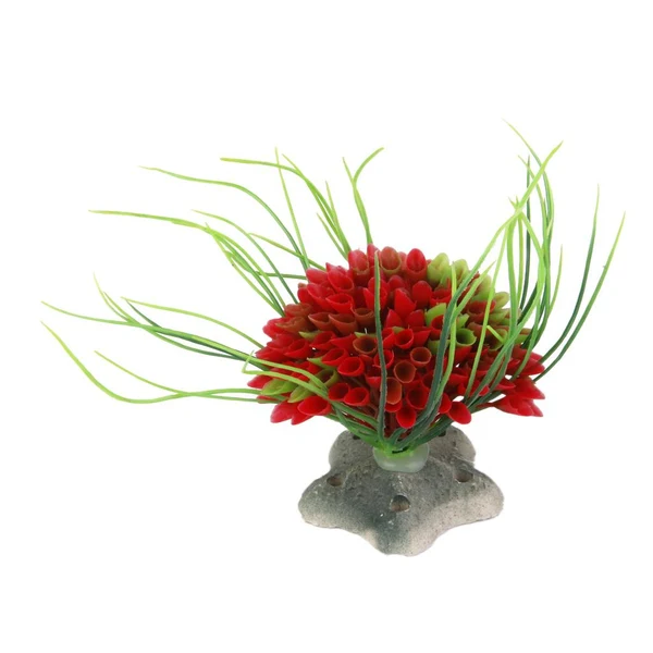 Smart Maxbell Maxbell Artificial Plastic Water Seaweed Plant Grass Fish Tank Aquarium Decor Red Proven