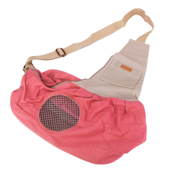 Organic Maxbell Maxbell Canvas Dog Cat Mesh Carrier Shoulder Sling Bag Tote Pouch Pet Supplies Pink Premium