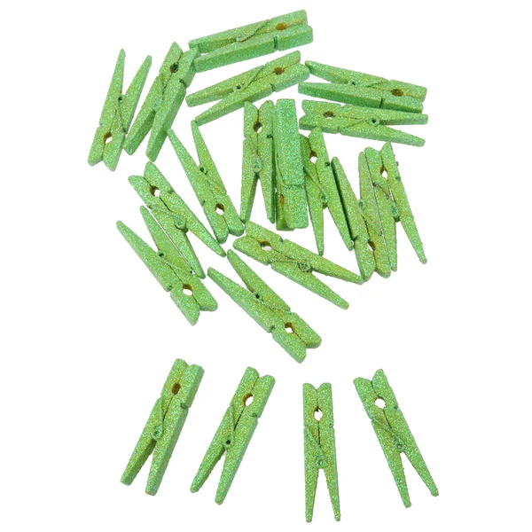 Fine Maxbell Maxbell Multipurpose Mini Craft Pegs Wooden Sequins Clothespin Clips Scrapbooking Card Making DIY Pins Pack of 20PCS Green Soft