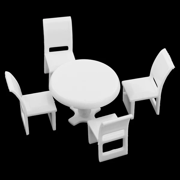 Selected Maxbell Miniature 1 50 Round Dining Table 3 Pieces Artificial Grass Mat Turf Model Casual