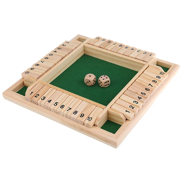 Traditional Maxbell Shut The Box Board Game Set Number Drinking Games Party Pub Bar Family Game Selected