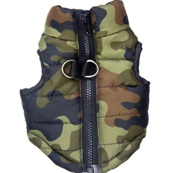 Casual Maxbell Maxbell Soft Comfortable Cotton Padded Dog Puppy Vest Coat Jacket Harness Safety Equipment Pet Supplies Camouflage S Convenient