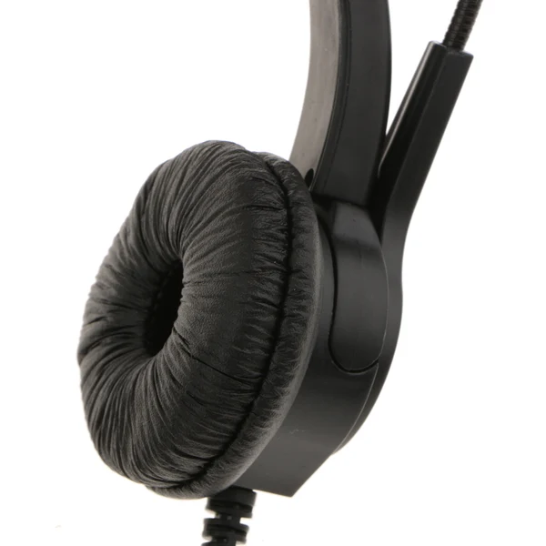 Classic Maxbell Telephone Headset with Noise Cancelling Microphone Over Head for Call Center Healthy