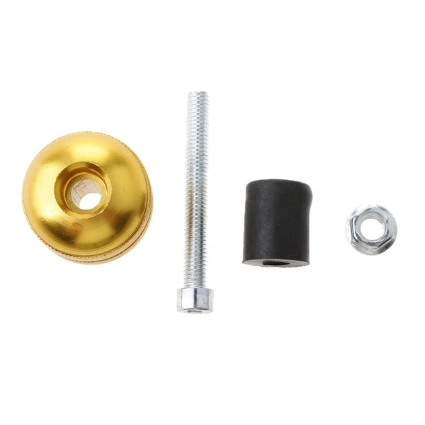 Outstanding Maxbell Motorcycle Handlebar Hand Grip Bar Ends Plug Slider for Yamaha Gold Red Original Design