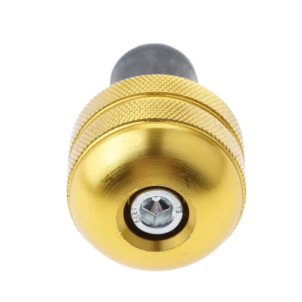 Enhanced Maxbell Motorcycle Handlebar Hand Grip Bar Ends Plug Slider for Yamaha Gold Silver Minimalist