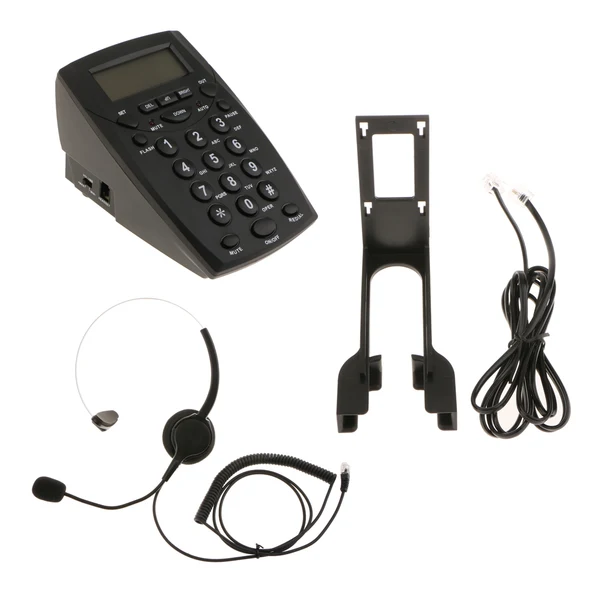 Soft Maxbell Business Call Center Dialpad Headset Telephone Corded with Dialpad Redial Prestigious
