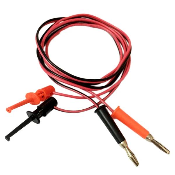 Fine Crafted Maxbell 4mm Multimeter Banana Plug To Test Hook Wire Cable For Electrical Testing 1M Classic