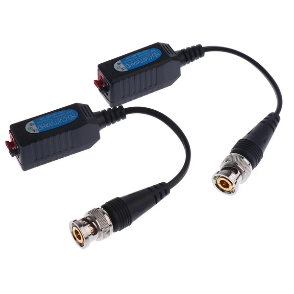 Versatile Maxbell HD Video Balun Mini Passive Transceivers Coax BNC Gold Plated Connector for Security Surveillance Camera Systems Expertly Made