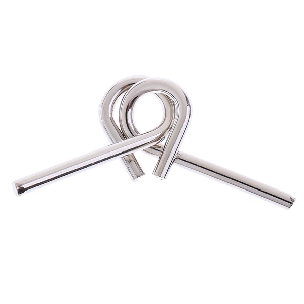 Innovative Maxbell 8Pcs Classical Metal Ring Puzzles Brain Teaser IQ Test Lock Toy for Children Outstanding