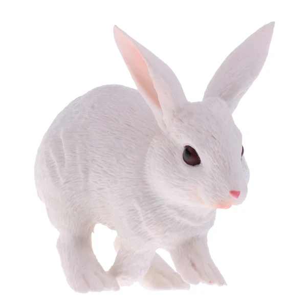 Long-Lasting Maxbell Lifelike Simulation Farm Zoo Rabbit Pet Animals Model Figurine Kids Figure Science Nature Toys Home Decoration Versatile