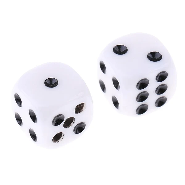 Minimalist 2pcs Russian Dice Deluxe Forcing Dice Tircks Props Stage Accessories Optimized