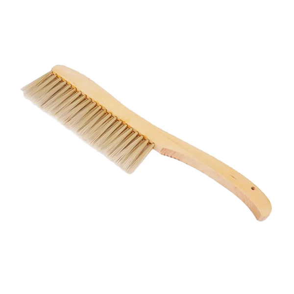 Classic Maxbell Beekeeping Bee Brush with Wooden Handle Horse Bristle Tool Bee Brush Tool Reusable
