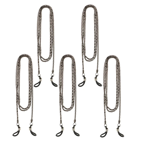 Stylish Maxbell 10 Pieces Metal Eyeglass Neck Chain Reading Glasses Sunglasses Holder Cords Traditional