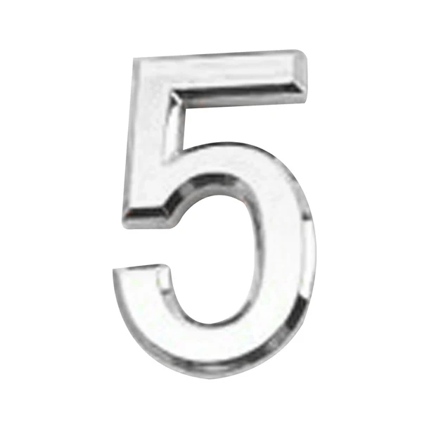 Green Maxbell 2pcs Silver Plastic Self-Adhesive Sticky Home Hotel Office Door Number Sign Environmentally Friendly