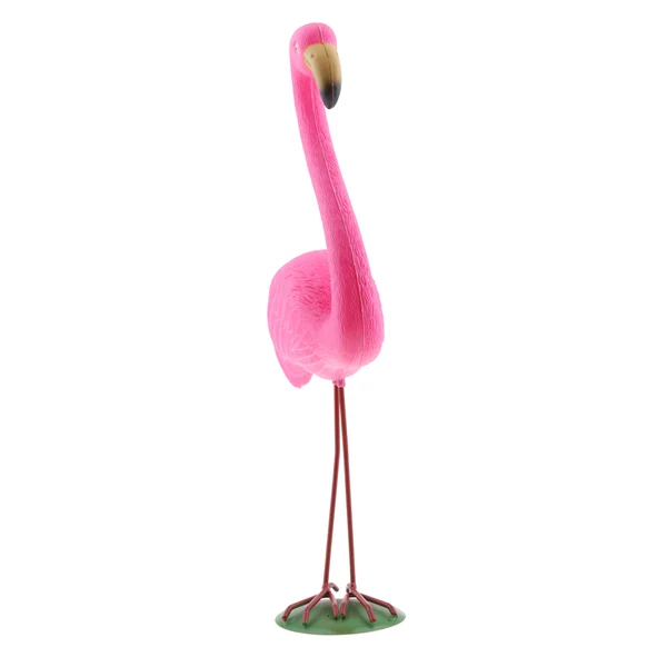 Top-Quality Maxbell 2Pieces Lifelike Pink Flamingo Yard Garden Lawn Art Ornaments Decor Set Superior