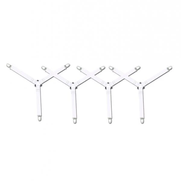 Trendy Maxbell 8 Pieces Bed Sheet Grippers Suspenders Fastener Clips Straps 3-Head 2-Head Fine