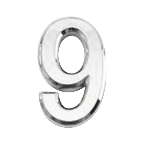 Reliable Maxbell 2Pcs Silver Plastic Self-Adhesive House Hotel Door Number 9 and Number 1 Responsible