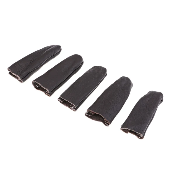 Lightweight Maxbell 10pcs Needle Felting Leather Finger Protectors Tools Finger Guards Random Genuine