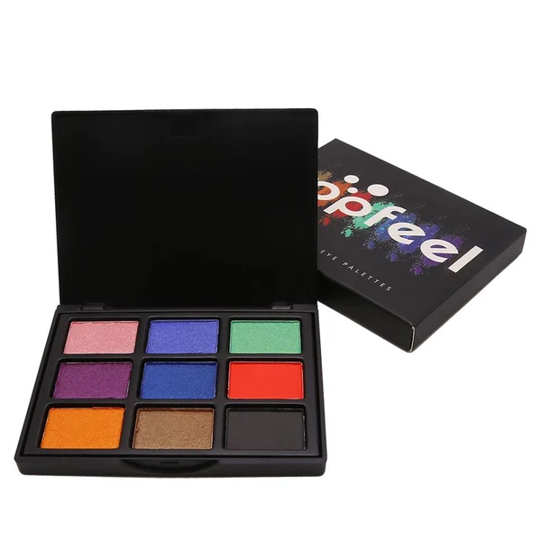 Efficient Eye Shadow Makeup Cosmetic Shimmer Matte Eyeshadow Palette and Brush Set Premium