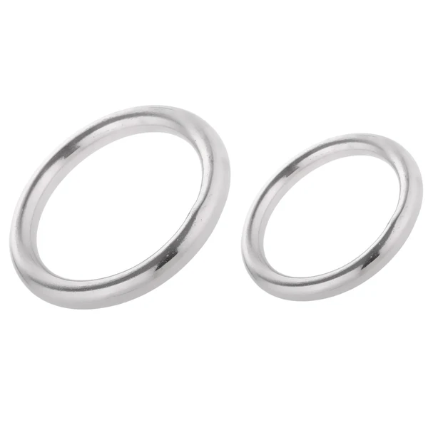 Responsible Maxbell Set 2pcs Boat Marine Stainless Steel Welded Polished O Ring 6x30mm 8x40mm Functional