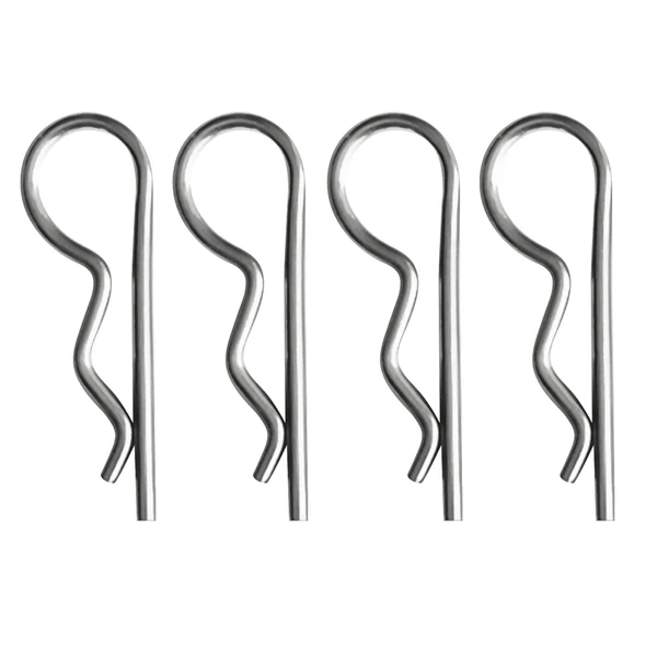 Quality Maxbell Marine Stainless Steel R Retaining Clip Spring Cotter Pin 5x103mm 4 4x80mm 4 Long-Lasting