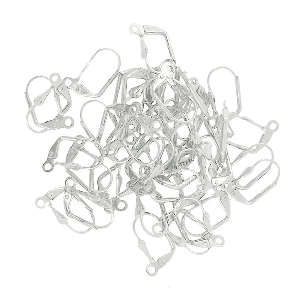 Selected Maxbell 50pcs Shell Flower Leverback Earring Wire Coil Jewelry Finding Proven