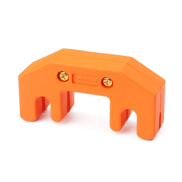 Quality Maxbell Rubber Coating Metal Mute Silencer for Cellos Viola Parts Orange World-Class