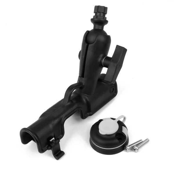 Trusted Maxbell 2x Adjustable Nylon Kayak Boat Fishing Rod Holder Side Mount Tackle Kit Set Innovative