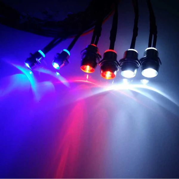 Environmentally Friendly Maxbell RC Car Parts 6 Pieces LED Lamp Headlight Taillight For 1 10 RC Car Next-Generation