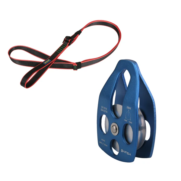 Solid Maxbell General Purpose Arborist Safety Climbing 28KN Rope Pulley 22KN Rappelling Webbing Sling 80-130cm Consistent