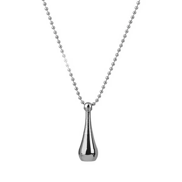 High-Performance Maxbell 2 Pieces Stainless Steel Bottle Cremation Ash Urn Memorial Pendant Necklace Quality