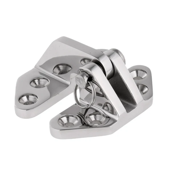 Casual Maxbell Durable Polished 316 Stainless Steel Hatch Hinge with Removable Pin Marine Boat Hardware Deck Caravan 2.7 x 2.56 x 1.18 inch Detailed