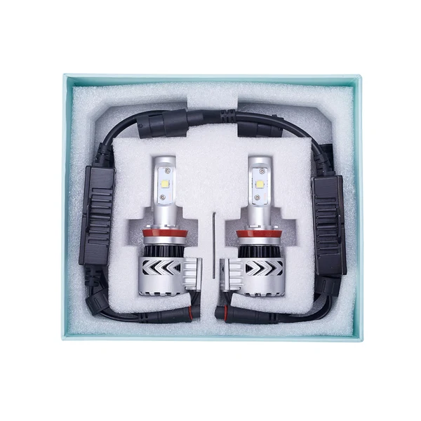 Contemporary Maxbell 2 Pieces 6500K Super White H8 Xenon HID Conversion Kit XHP50 Headlight Lighting Bulbs Trendy