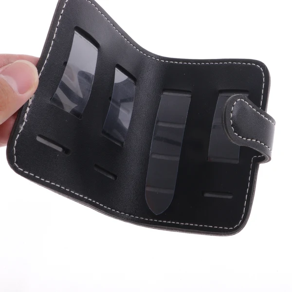 Powerful Maxbell Black Guitar Pick Holder Case with 10 Pieces Wool Felt Picks Set Efficient