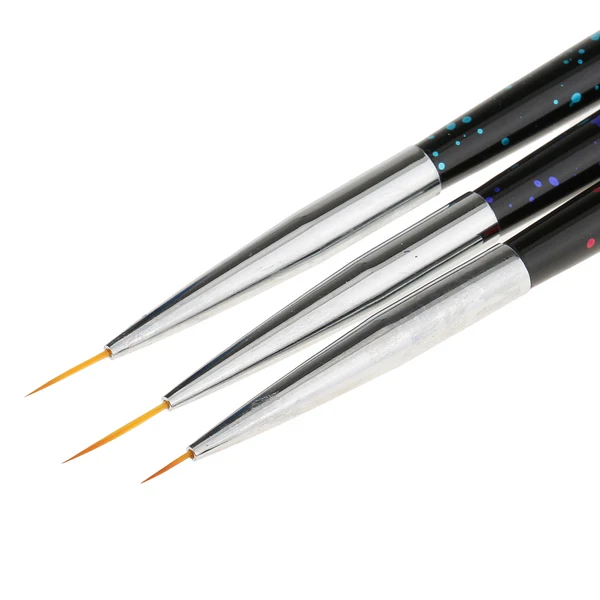 Exceptional Maxbell 3 Pieces Acrylic Nail Art Pen Brushes Set for Nail Polish Drawing Painting Liner DIY Design Decoration Stylish