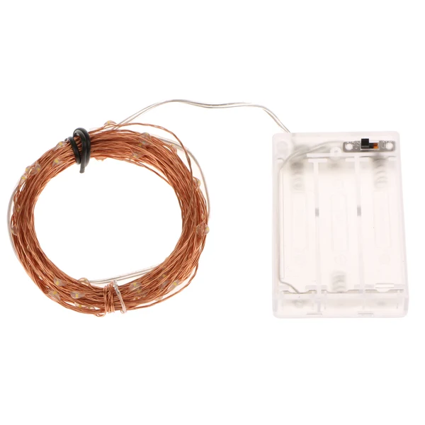 Refined Maxbell 2pcs 100 LED String Battery Operated Copper Wire Fairy Lights Xmas Party 10m Healthy