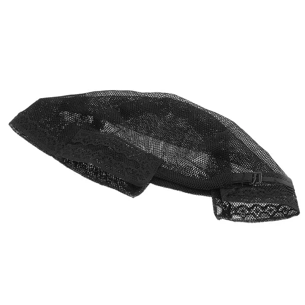High-Quality Maxbell Stretchable Women Lady Hair Wig Cap Weaving Mesh Net Making Wigs Snood Hairnet Accessories Band Black Long-Lasting