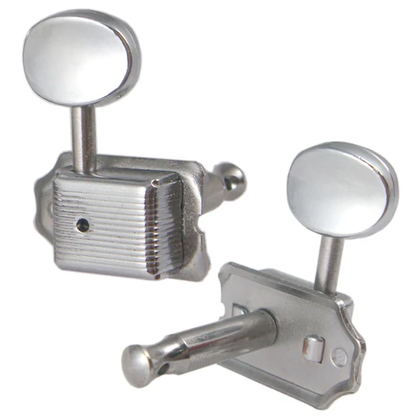 Efficient Maxbell Round Button Machine Heads Guitar Tuner String Tuning Peg 6R for ST SQ Parts Authentic