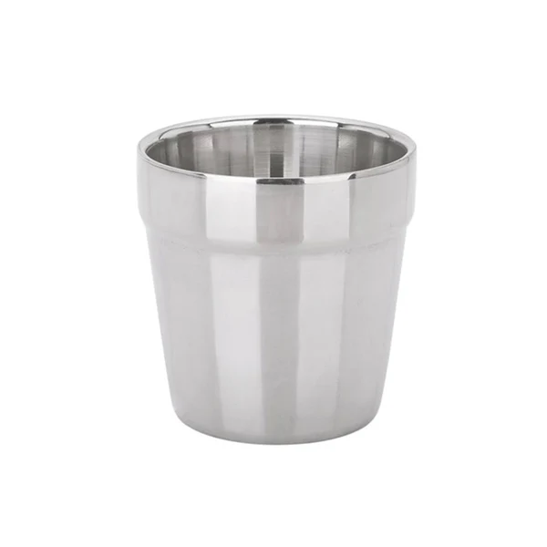 Official Maxbell 180ml Modern Stainless Steel Cups Pint Cup Coffee Beer Mug Kids Tumbler Solid
