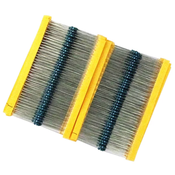 Modern Maxbell Pack of 2000PCS Precision Metal Film Resistors Assortment Kit Set 1ohm-10mohm 1 4W Solid