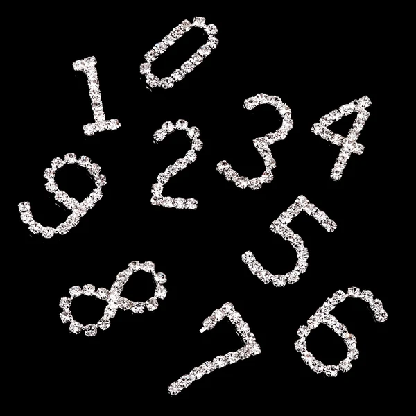 Breathable Maxbell Pack of 10 Crystal Rhinestone Number 0-9 Embellishments Flatback for DIY Craft Decoration Responsible